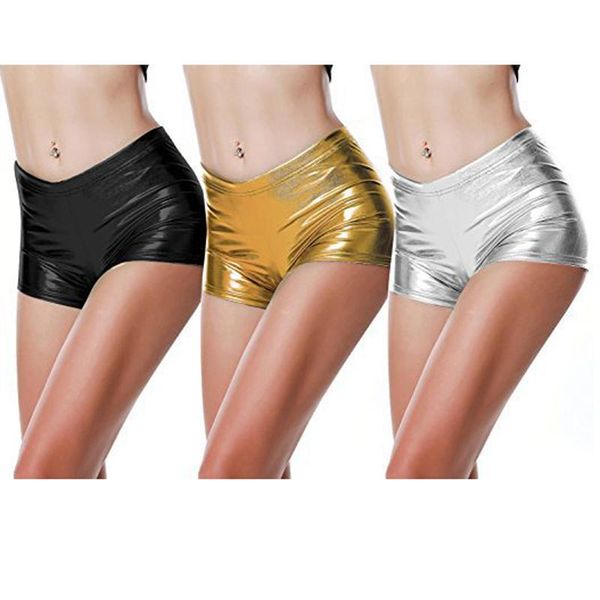women's shorts pu leather women short pants slim casual elastic waist plus size gold black, White;black
women's shorts pu leather women short pants slim casual elastic waist plus size gold black, White;black
