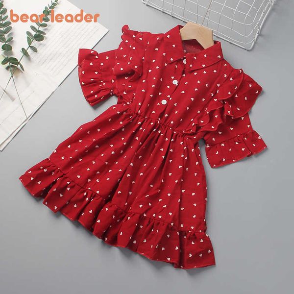 bear leader girls casual dresses summer fashion baby polka dot dress kids princess ruffles chiffon vestidos children suits 2-6y 210708, Red;yellow
bear leader girls casual dresses summer fashion baby polka dot dress kids princess ruffles chiffon vestidos children suits 2-6y 210708, Red;yellow