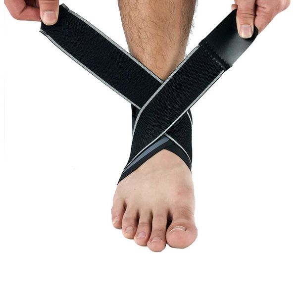 ankle support brace elasticity adjustment protection foot bandage sprain prevention sport fitness guard band updated, Blue;black
ankle support brace elasticity adjustment protection foot bandage sprain prevention sport fitness guard band updated, Blue;black