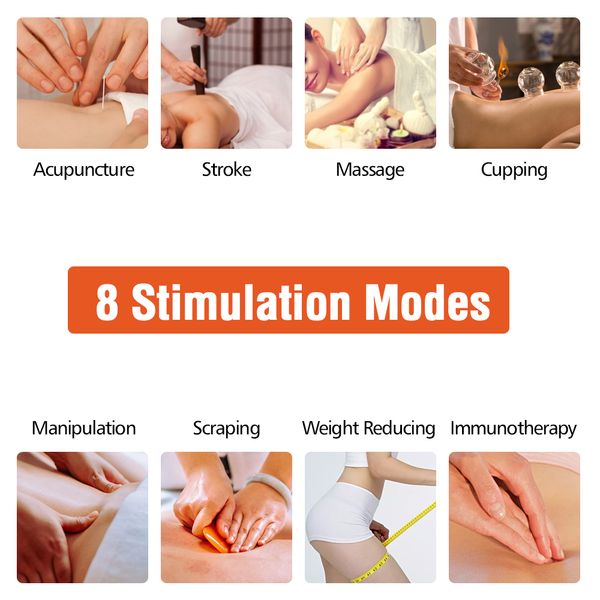 8 modes tens therapy massager back shoulder muscle stimulation pain relief cupping weight lose lcd display body massasge device
8 modes tens therapy massager back shoulder muscle stimulation pain relief cupping weight lose lcd display body massasge device
