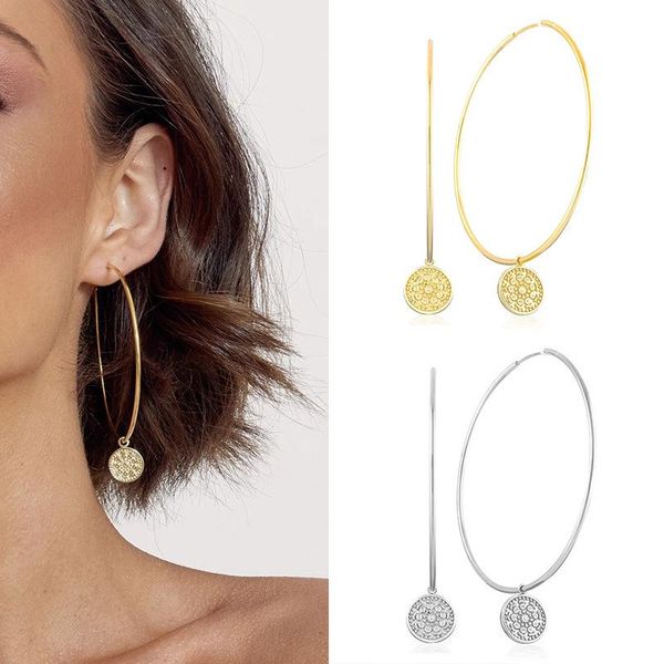 dangle & chandelier silver plated women's fashion exaggerated hoop pendant earrings charm dinner wedding party jewelry accessories
dangle & chandelier silver plated women's fashion exaggerated hoop pendant earrings charm dinner wedding party jewelry accessories