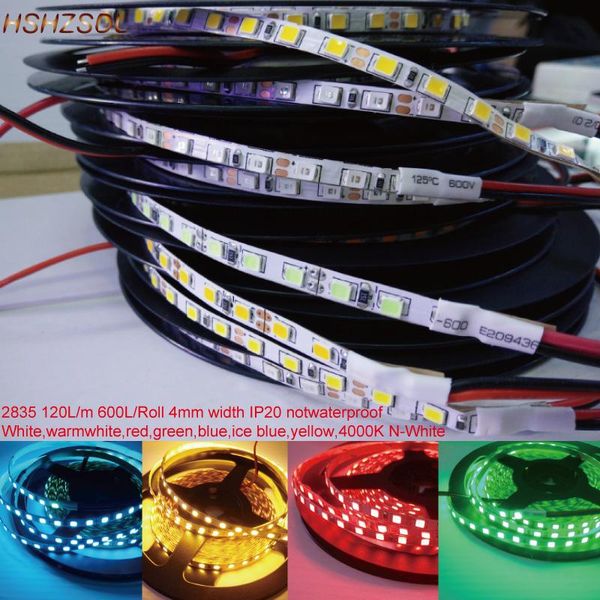 dc12v 4mm led strip lights 9 color not waterproof smd 2835 5m 600led 120l/m brightness light tape flexible led strip white/warm
dc12v 4mm led strip lights 9 color not waterproof smd 2835 5m 600led 120l/m brightness light tape flexible led strip white/warm