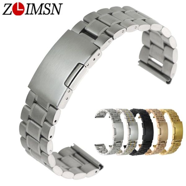 watch bands zlimsn stainless steel watchband deployment clasp silver black gold strap 18 20 22 24 26mm brazalete de acero inoxidable, Black;brown
watch bands zlimsn stainless steel watchband deployment clasp silver black gold strap 18 20 22 24 26mm brazalete de acero inoxidable, Black;brown