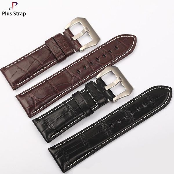 watch bands plus strap business men's handmade leather waterproof alligator watchstrap for 22 24 26mm watchband universal, Black;brown
watch bands plus strap business men's handmade leather waterproof alligator watchstrap for 22 24 26mm watchband universal, Black;brown