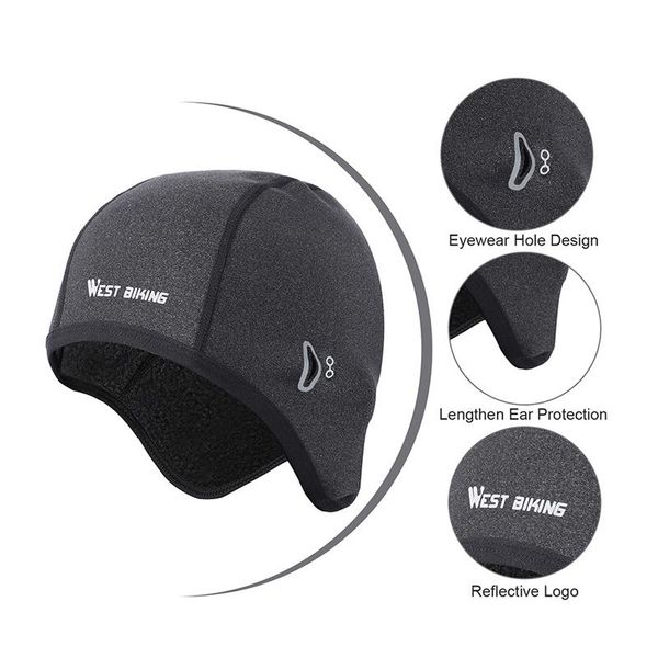 cycling caps & masks fleece waterproof bike hats winter thermal bicycle cap snow road sports warm headwear unisex, Black
cycling caps & masks fleece waterproof bike hats winter thermal bicycle cap snow road sports warm headwear unisex, Black