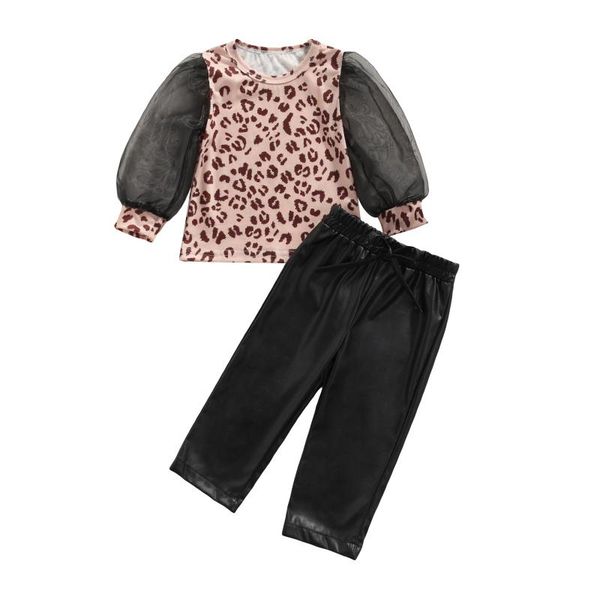 clothing sets 1-5y fashion children kids baby girls clothes outfits leopard print puff sleeve pullover pants set, White
clothing sets 1-5y fashion children kids baby girls clothes outfits leopard print puff sleeve pullover pants set, White