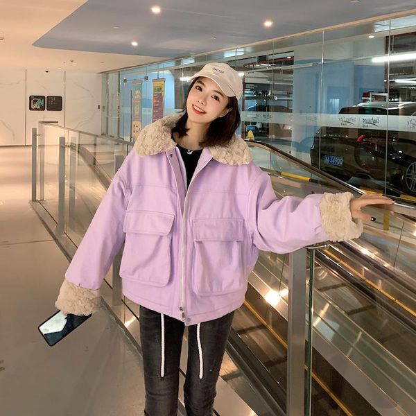 women's down & parkas winter women's cotton-padded jacket korean version of the 2021 short plus velvet warm loose, Black
women's down & parkas winter women's cotton-padded jacket korean version of the 2021 short plus velvet warm loose, Black