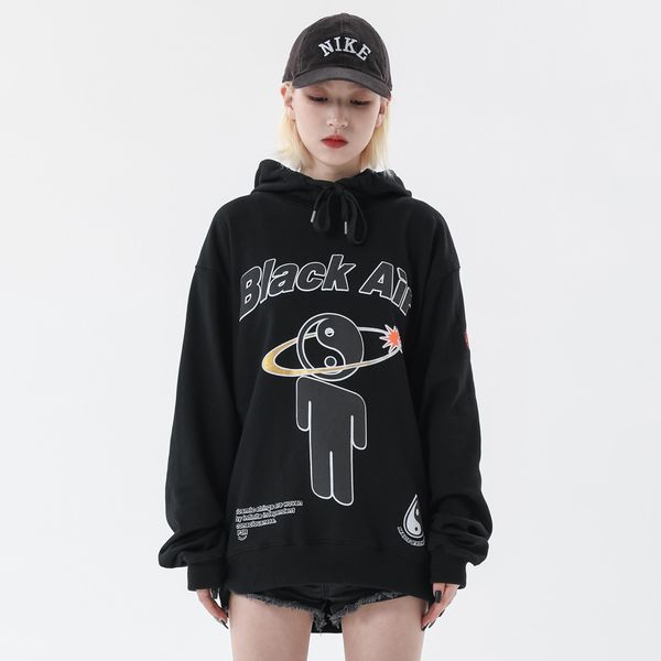 2021 new sweatshirt hip hop sport sweatershirts mens taiji printing autumn hoodie loose cotton 91li, Black
2021 new sweatshirt hip hop sport sweatershirts mens taiji printing autumn hoodie loose cotton 91li, Black