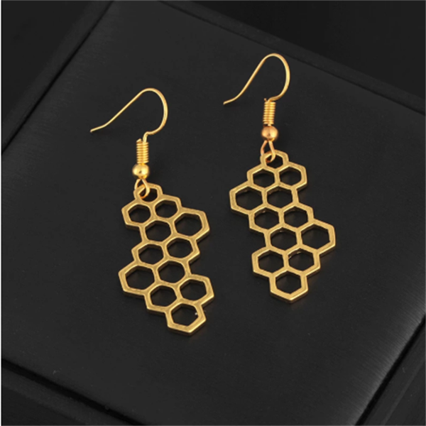 hoop & huggie fashion simple personality geometric honeycomb earrings ladies elegant charm jewelry wholesale, Golden;silver
hoop & huggie fashion simple personality geometric honeycomb earrings ladies elegant charm jewelry wholesale, Golden;silver