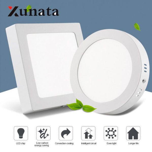 led panel light 6w 12w 18w 24w round square spotlights lamp surface mounted indoor lighting led ceiling lamp ac85-265v
led panel light 6w 12w 18w 24w round square spotlights lamp surface mounted indoor lighting led ceiling lamp ac85-265v