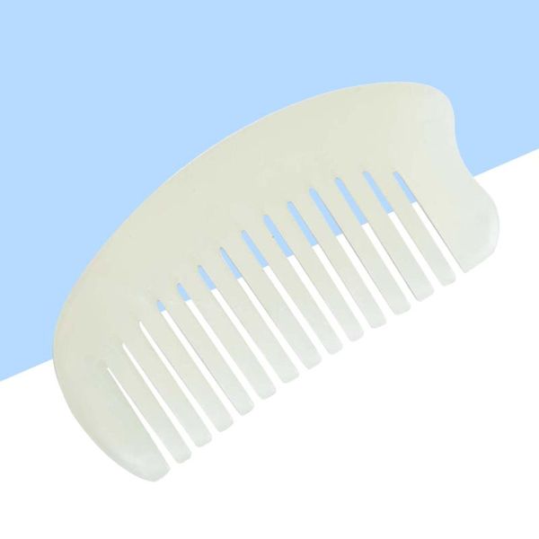 1pc natural jade comb head comb scrapping beauty care hair detangling for male female, Silver
1pc natural jade comb head comb scrapping beauty care hair detangling for male female, Silver