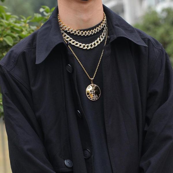 pendant necklaces iced out cz hip hop thick rope necklace rhinestones africa usa rapper men women jewelry stainless steel chain, Silver
pendant necklaces iced out cz hip hop thick rope necklace rhinestones africa usa rapper men women jewelry stainless steel chain, Silver