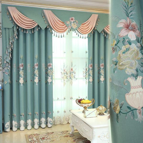 modern european-style living room lotus curtain bedroom dining luxury villa guest curtains embroidered exquisite curtains
modern european-style living room lotus curtain bedroom dining luxury villa guest curtains embroidered exquisite curtains