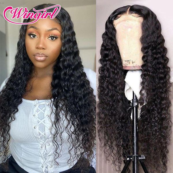 lace wigs brazilian deep wave closure wig pre plucked 4x4 150% curly front human hair for black women, Black;brown
lace wigs brazilian deep wave closure wig pre plucked 4x4 150% curly front human hair for black women, Black;brown