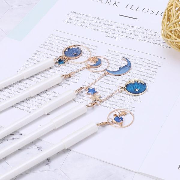 gel pens blue starry sky star moon pendant pen kawaii school office stationery supply
gel pens blue starry sky star moon pendant pen kawaii school office stationery supply