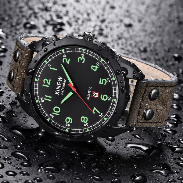 wristwatches watch men leather strap simple calendar luminous relogio masculino dial outdoor men's quartz reloj 2021, Slivery;brown
wristwatches watch men leather strap simple calendar luminous relogio masculino dial outdoor men's quartz reloj 2021, Slivery;brown