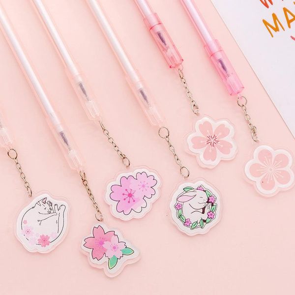 gel pens 36 pcs/lot cherry sakura pendant ink pen signature escolar papelaria school office supply promotional gift
gel pens 36 pcs/lot cherry sakura pendant ink pen signature escolar papelaria school office supply promotional gift