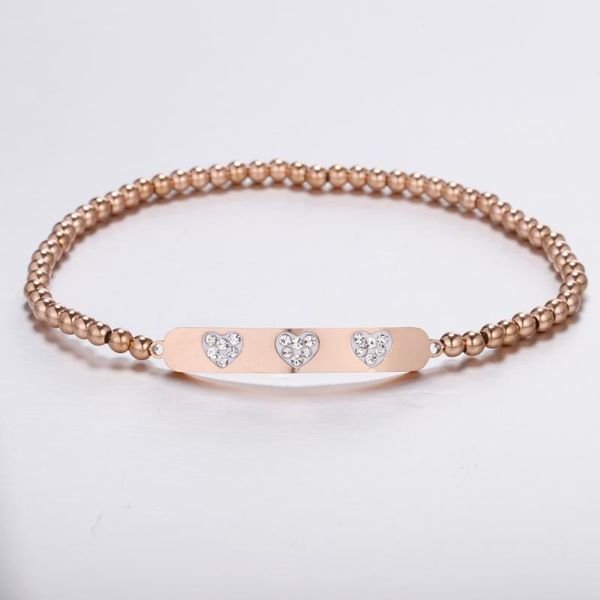 charm bracelets gold plated heart crystal beads bracelet for women stainless steel elastic rope wedding party gift friend 2021, Golden;silver
charm bracelets gold plated heart crystal beads bracelet for women stainless steel elastic rope wedding party gift friend 2021, Golden;silver