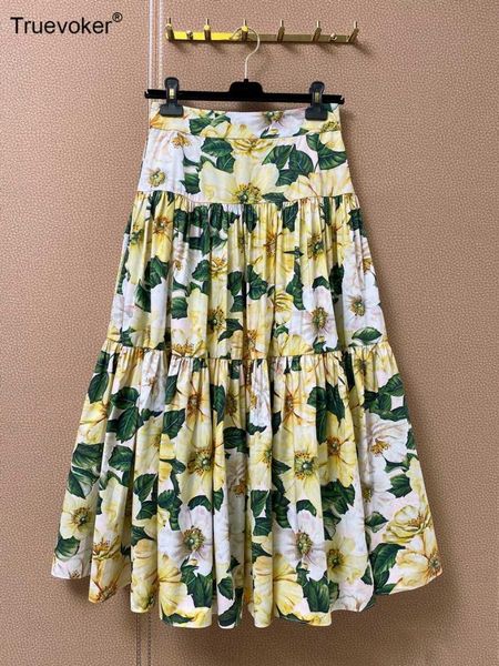 skirts truevoker 2021 summer runway fashion cotton long skirt women yellow floral print midi cottagecor, Black
skirts truevoker 2021 summer runway fashion cotton long skirt women yellow floral print midi cottagecor, Black