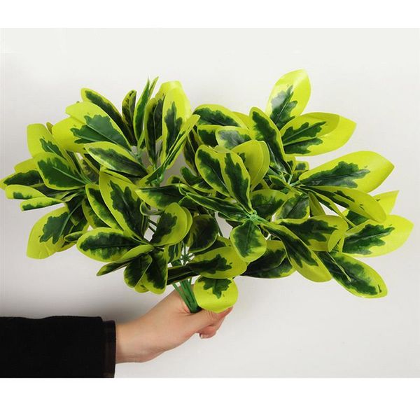 1pcs artificial leaf branch realistic 9-branch artificial schefflera plant faux leaf simulation plant for wedding party decor
1pcs artificial leaf branch realistic 9-branch artificial schefflera plant faux leaf simulation plant for wedding party decor