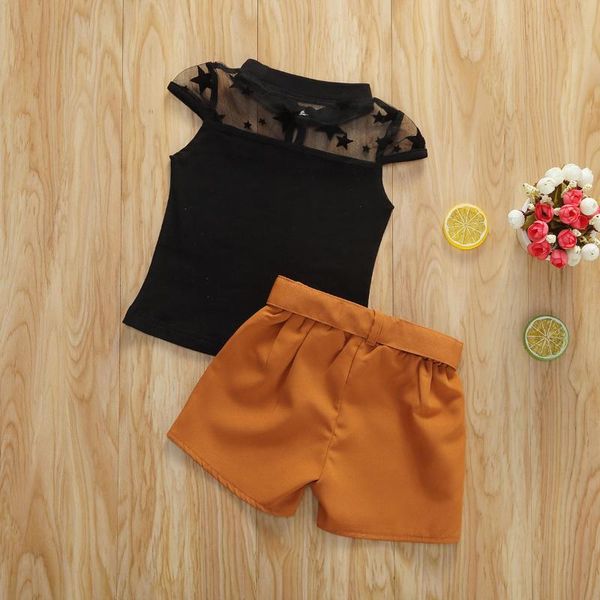 clothing sets baby & children's 18m-5years kid girl mesh shorts khaki suit short sleeve buttons star print high waist party summer, White
clothing sets baby & children's 18m-5years kid girl mesh shorts khaki suit short sleeve buttons star print high waist party summer, White