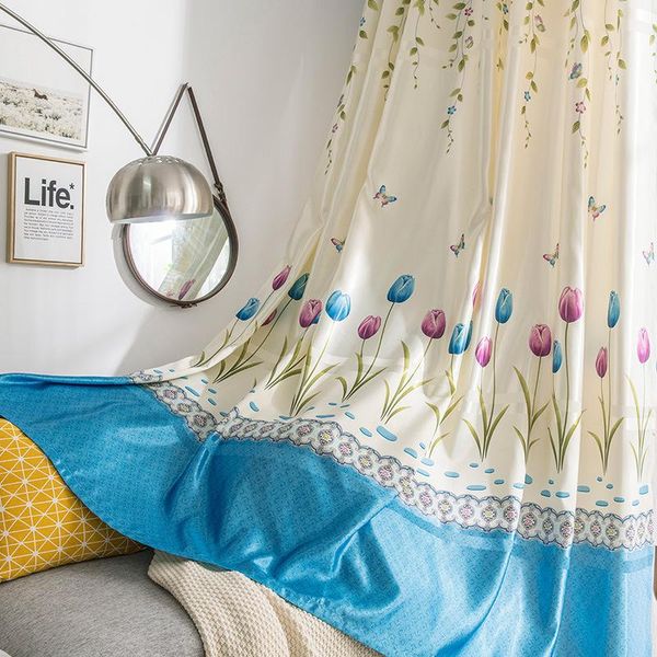 pastoral style semi-shading printed curtains fashion simple modern style living room bedroom curtains
pastoral style semi-shading printed curtains fashion simple modern style living room bedroom curtains