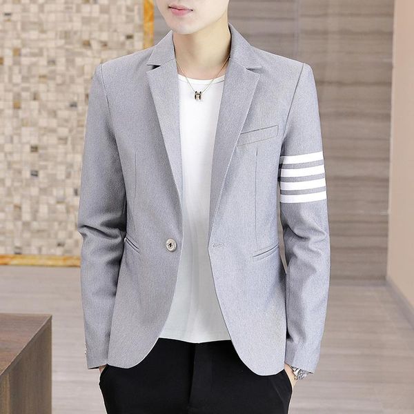 men's suits & blazers mens suit jacket solid color blazer male 2021 slim fit vintage outerwear men stylish coats chaquetas hombre de ve, White;black
men's suits & blazers mens suit jacket solid color blazer male 2021 slim fit vintage outerwear men stylish coats chaquetas hombre de ve, White;black