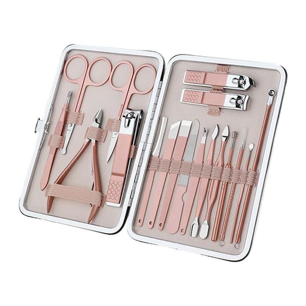 nail art kits 12/18pcs manicure stainless steel clippers set professional pedicure tool portable travel hygiene kit cutter
nail art kits 12/18pcs manicure stainless steel clippers set professional pedicure tool portable travel hygiene kit cutter