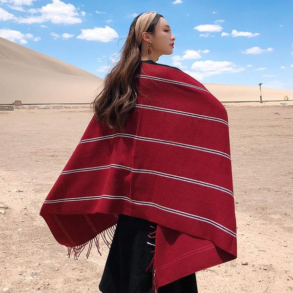 scarves autumn winter ladies cashmere scarf korean vertical stripes shawl long thick warmth tassel moda 2021, Blue;gray
scarves autumn winter ladies cashmere scarf korean vertical stripes shawl long thick warmth tassel moda 2021, Blue;gray