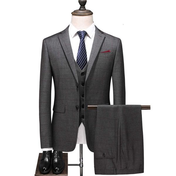men's suits & blazers autumn great occupation official size wear suit simple style chess three sets of groom's single wedding dres, White;black
men's suits & blazers autumn great occupation official size wear suit simple style chess three sets of groom's single wedding dres, White;black