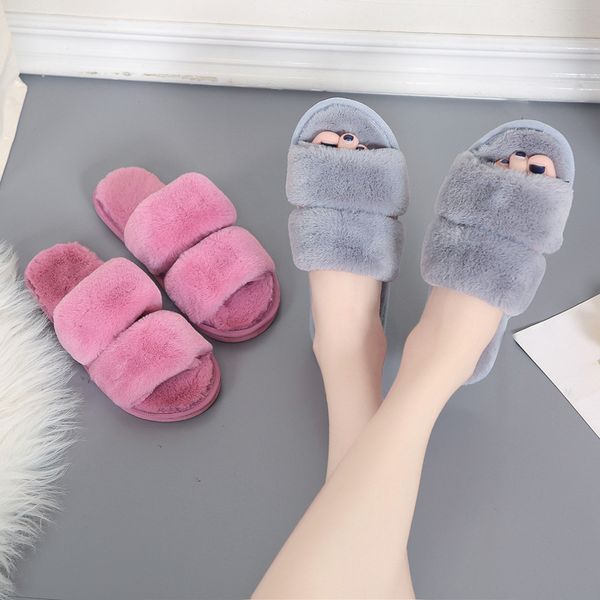 autumn and winter plush slippers simple fashion cross korean home cotton straight, Black
autumn and winter plush slippers simple fashion cross korean home cotton straight, Black