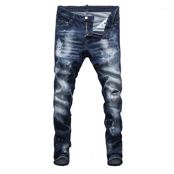 men's jeans italian vintage fashion men retro dark blue slim fit ripped streetwear painted designer hip hop denim punk pants
men's jeans italian vintage fashion men retro dark blue slim fit ripped streetwear painted designer hip hop denim punk pants