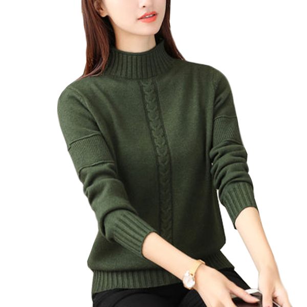 women's sweaters knitted shirt, women's autumn and winter sweater, turtleneck sweat loose sweater e89j, White;black
women's sweaters knitted shirt, women's autumn and winter sweater, turtleneck sweat loose sweater e89j, White;black