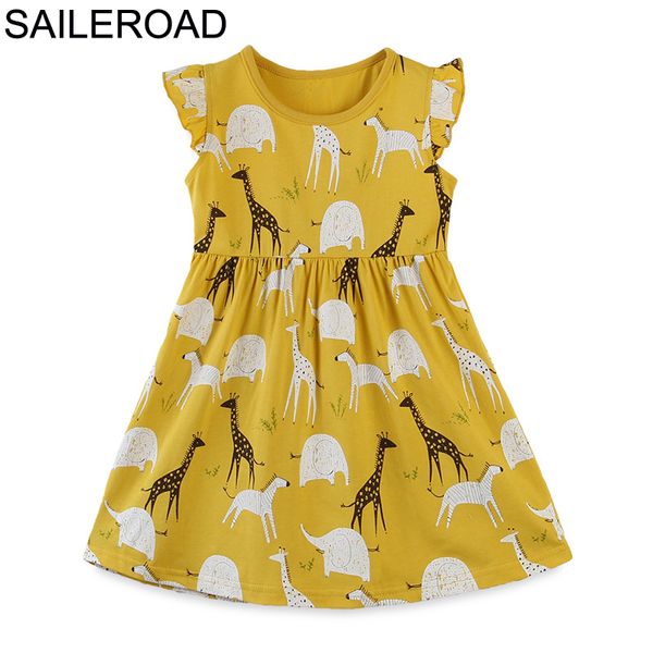 saileroad 2-8 years baby girl dress with animals princess short sleeve dresses children summer clothing for kids 210303, Red;yellow
saileroad 2-8 years baby girl dress with animals princess short sleeve dresses children summer clothing for kids 210303, Red;yellow
