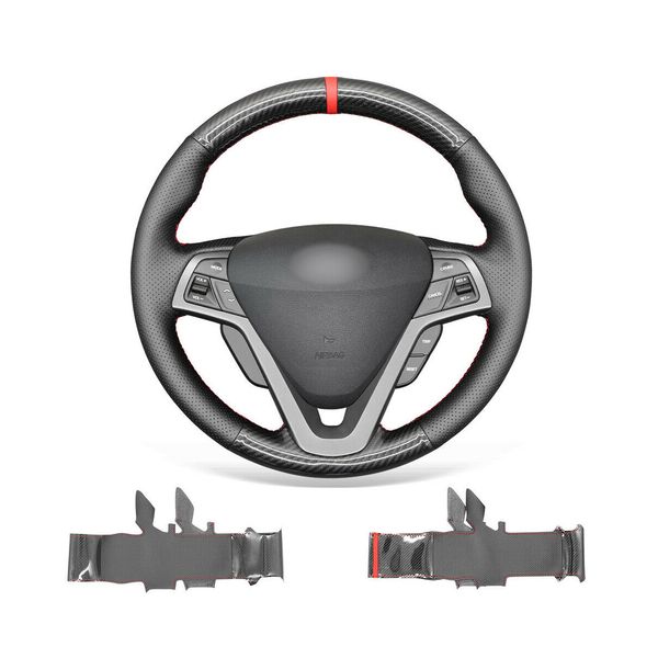 diy custom soft durable black genuine leather car steering wheel cover for hyundai veloster 2012-2016
diy custom soft durable black genuine leather car steering wheel cover for hyundai veloster 2012-2016
