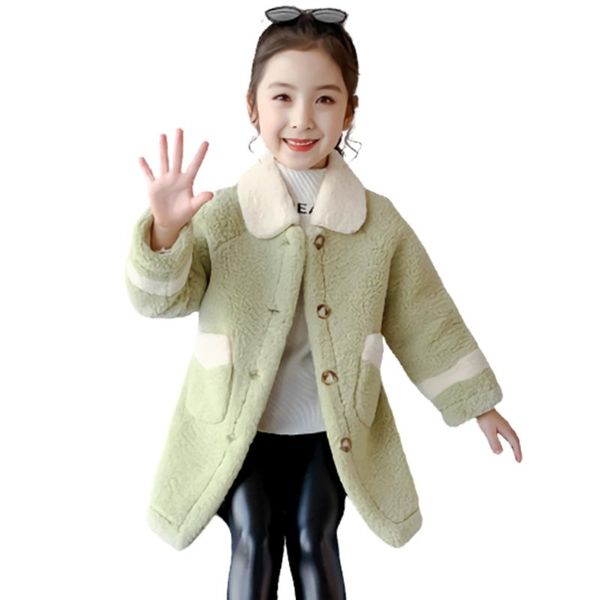 jackets girls fur coat cotton padded coats thick warm children's casual style winter clothes, Blue;gray
jackets girls fur coat cotton padded coats thick warm children's casual style winter clothes, Blue;gray