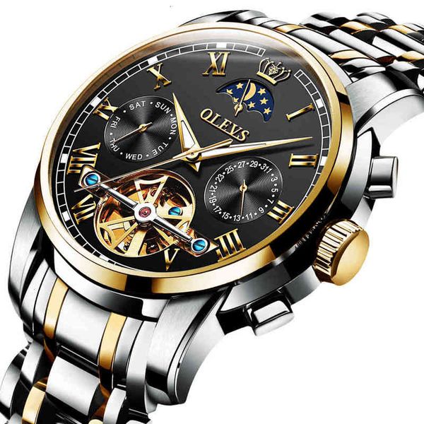 men brand olevs automatic mechaincal watches waterproof stainless steel band, Slivery;brown
men brand olevs automatic mechaincal watches waterproof stainless steel band, Slivery;brown