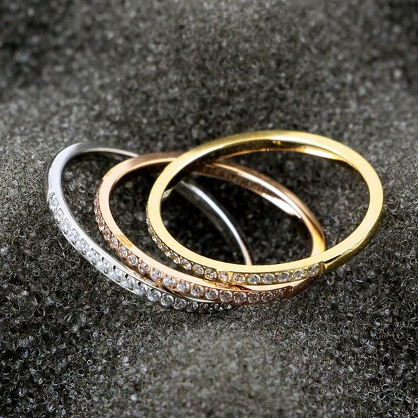 wedding rings 20 zircon ultra-fine version ring fashion titanium steel female tail valentine's day gift jewel, Slivery;golden
wedding rings 20 zircon ultra-fine version ring fashion titanium steel female tail valentine's day gift jewel, Slivery;golden