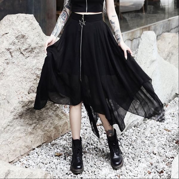 irregular mesh thin skirt women gothic star zipper high waist punk black bodycon skirts streetwear darkness summer skirt
irregular mesh thin skirt women gothic star zipper high waist punk black bodycon skirts streetwear darkness summer skirt