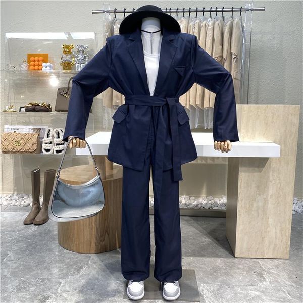 women's two piece pants brand original design 2021 leisure suit jacket+high waist slim straight wide leg two-piece, White
women's two piece pants brand original design 2021 leisure suit jacket+high waist slim straight wide leg two-piece, White