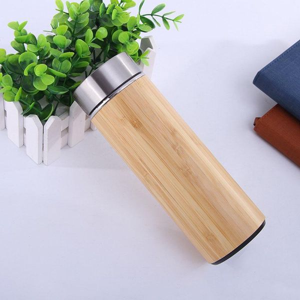 water bottles 360ml double wall stainless steel vacuum flask with bamboo surface and lid
water bottles 360ml double wall stainless steel vacuum flask with bamboo surface and lid