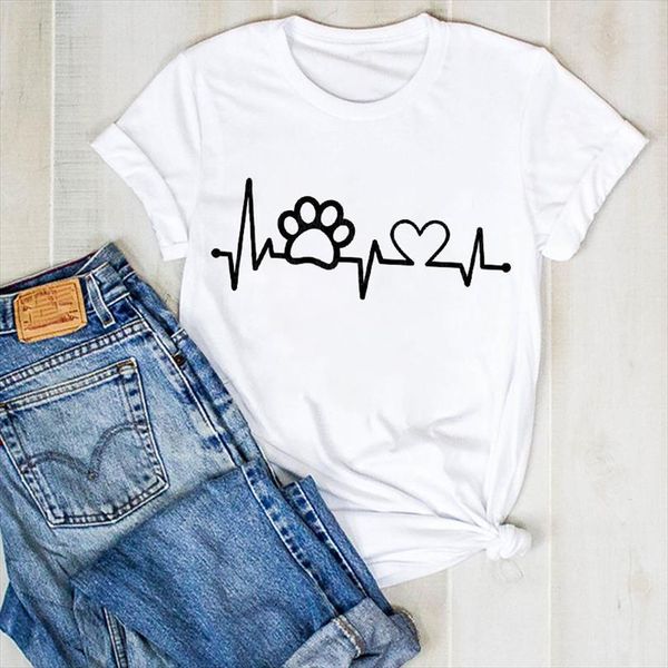 and women lady cartoon men t shirt dog love cat paw pet short sleeve summer ladies tee womens female top, White;black
and women lady cartoon men t shirt dog love cat paw pet short sleeve summer ladies tee womens female top, White;black