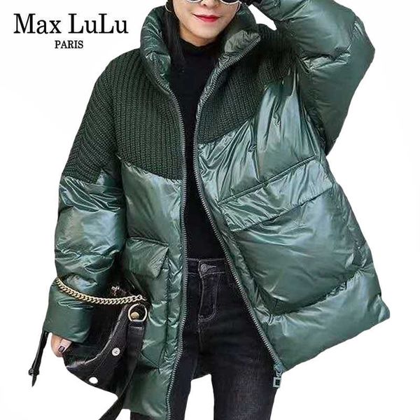 max lulu 2021 new korean fashion designer womens knitted coats ladies warm loose winter duck down jackets vintage padded parkas, Black
max lulu 2021 new korean fashion designer womens knitted coats ladies warm loose winter duck down jackets vintage padded parkas, Black