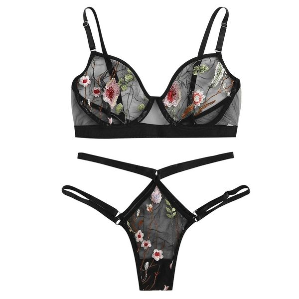 3pieces/lot fashion floral lace embroidery perspective bra bandage ultrathin hollow out thong temptation underwear lenceria sexy, Red;black
3pieces/lot fashion floral lace embroidery perspective bra bandage ultrathin hollow out thong temptation underwear lenceria sexy, Red;black