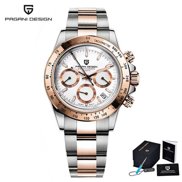 wristwatches watch men pagani design quartz chronograph men's watches stainless steel waterproof business reloj hombre, Slivery;brown
wristwatches watch men pagani design quartz chronograph men's watches stainless steel waterproof business reloj hombre, Slivery;brown