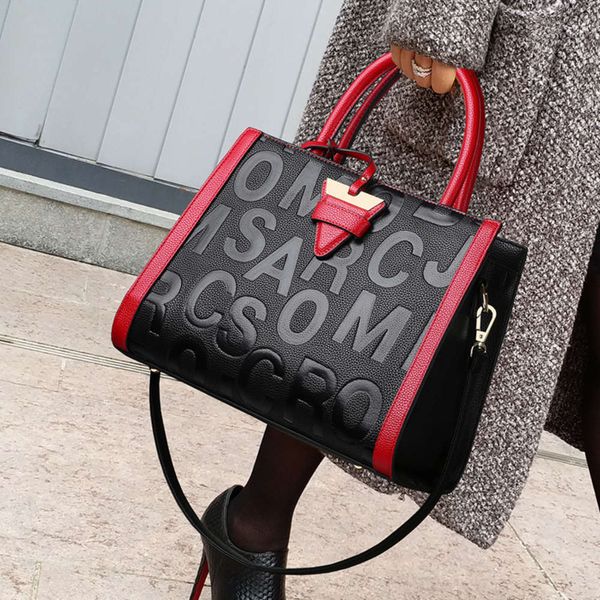 women's bag fashion large capacity fashionable letter hand advanced sense versatile one shoulder messenger bag
women's bag fashion large capacity fashionable letter hand advanced sense versatile one shoulder messenger bag