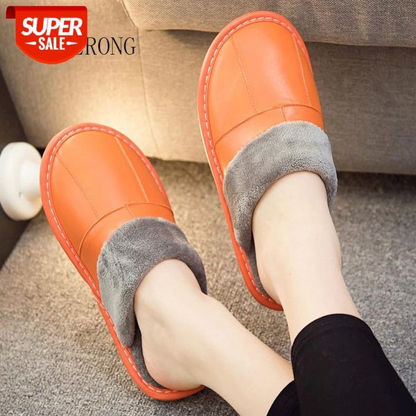 LCIZRONG Warm Genuine Leather Women Slippers Unisex Indoor Non-slip Flat Home Shoes Men's And Women's Winter Plush Floor Shoes #Mv8g, Black
LCIZRONG Warm Genuine Leather Women Slippers Unisex Indoor Non-slip Flat Home Shoes Men's And Women's Winter Plush Floor Shoes #Mv8g, Black