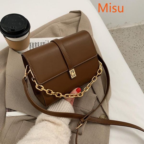 cross body 2021 crossbody chain bag and handbags with metal fashion package shoulder women pu leather messenger bags