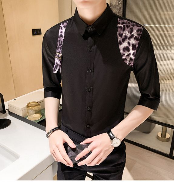 2021 fashion will see of the party club outfits printed men's fashionable straightened shirts 4sf2, White;black
2021 fashion will see of the party club outfits printed men's fashionable straightened shirts 4sf2, White;black