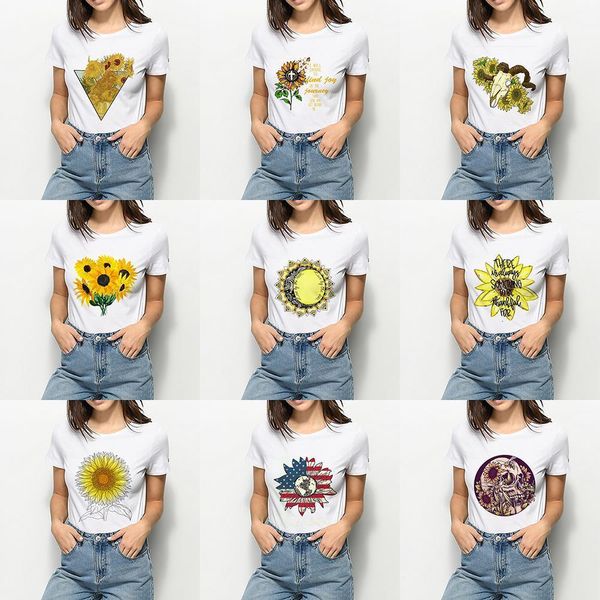oversize pop spring summer vestidos vintage kawaii sunflower t shirt hip hop streetwear women t-shirt, White
oversize pop spring summer vestidos vintage kawaii sunflower t shirt hip hop streetwear women t-shirt, White